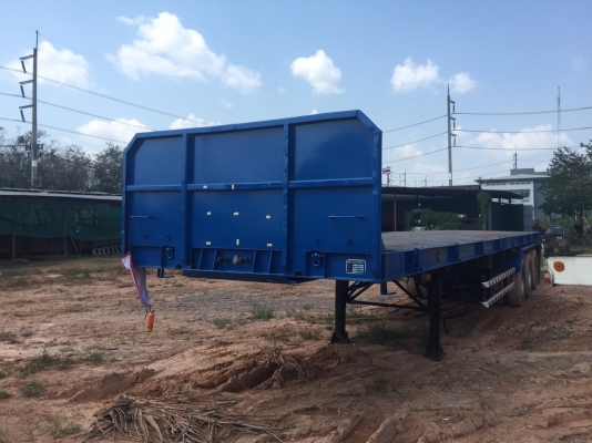 ขายหางเทรลเลอร์พื้นเรียบอู่สามมิตร 3 เพลาปี 2545 ราคา 320000