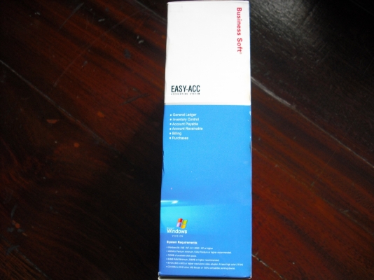 โปรแกรมระบบบัญชี EASY ACC โปรแกรมระบบบัญชี EASY ACC