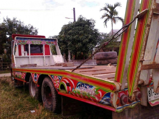 เจ้าของฝากขาย เทเลอร์ขึ้นรถเกี่ยว FUSO FN527TD 2เพลา เครื่อง6D16 190แรง