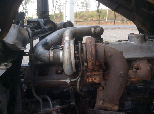 รถน้ำ 10 ล้อ MITSUBISHI ใอ้หลงเทอร์โบ เครื่อง 220 แรง 2 เพลา