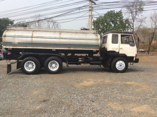 รถน้ำ 10 ล้อ MITSUBISHI ใอ้หลงเทอร์โบ เครื่อง 220 แรง 2 เพลา