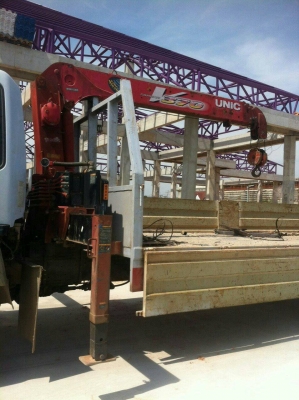 ขายเครนยูนิค 3.7 ตัน ท้องวี 4 ปอก. 3 ชัก รุ่นใหม่ ขอพับ สภาพเดิมดี สนใจติดต่อได้ที่ 081-9420141 ,  081-5715326