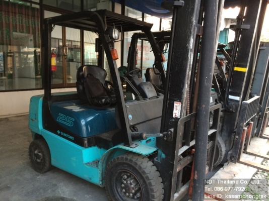 Sumitomo ดีเซลฟอร์คลิฟต์ เสา 4 เมตร model 11FD25PAX198D ขนาด 2.5 ตัน เทียบเท่า Toyota รุ่น 8 นำเข้าจากญี่ปุ่น ขายถูก ๆ ครับ