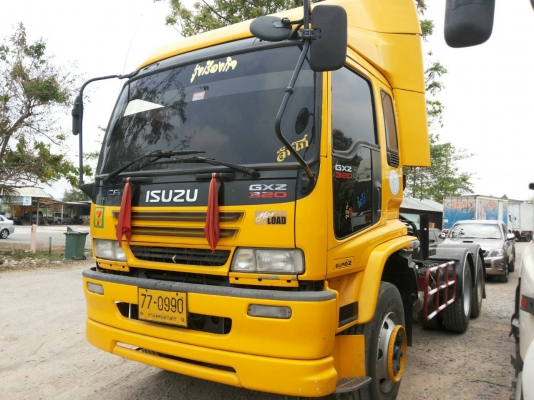 รถบรรทุกหัวลาก ISUZU รุ่น GXZ เครื่อง 320 แรง ปี 49 ขาย 1,100,000 บ. รถอยู่สระบุรี ราคาต่อรองได้