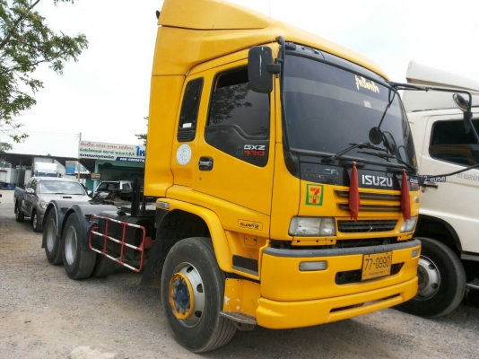 รถบรรทุกหัวลาก ISUZU รุ่น GXZ เครื่อง 320 แรง ปี 49 ขาย 1,100,000 บ. รถอยู่สระบุรี ราคาต่อรองได้