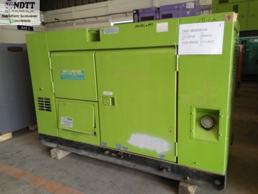 ขาย DENYO DCA-45USI เครื่องปั่นไฟเก่าญี่ปุ่นไม่เคยใช้งานในไทยครับ