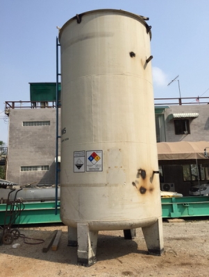 ขายถังเหล็กทรงสูง ขนาด 20,000 ลิตร สภาพสวย พร้อมใช้งาน