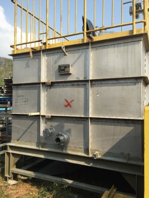 ขายถังสแตนเลสทรงสี่เหลี่ยม ขนาด 12,000 ลิตร พร้อมใบกวน สภาพสวยมาก มี 2 ใบ