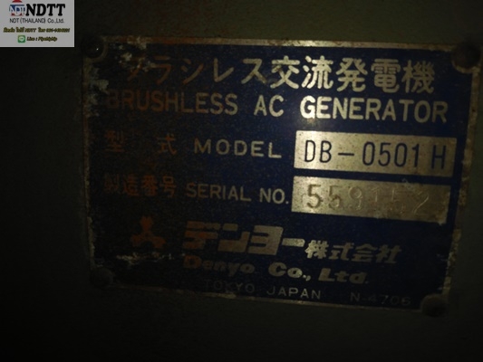 ขาย DENYO DCA-45SPH เครื่องปั่นไฟเก่าญี่ปุ่นไม่เคยใช้งานในไทยครับ