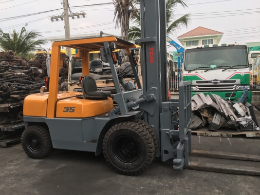ขายรถยก Folklift ฟอร์คลิฟท์ TCM 35 รถญี่ปุ่น พร้อมใช้งาน