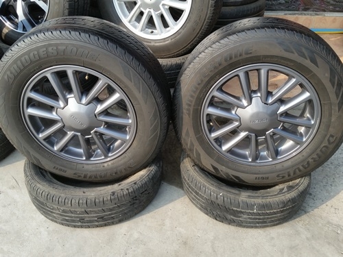 ขายล้อแม็กISUZU X-SERIES 16(สีกัล) ยาง215/65/16 ปี15  4 ล้อ