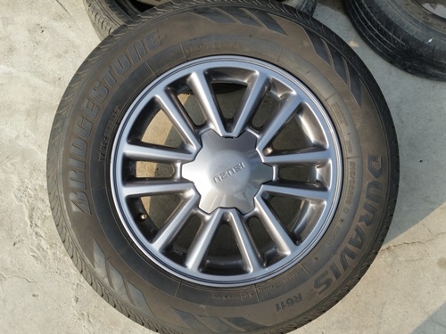 ขายล้อแม็กISUZU X-SERIES 16(สีกัล) ยาง215/65/16 ปี15  4 ล้อ