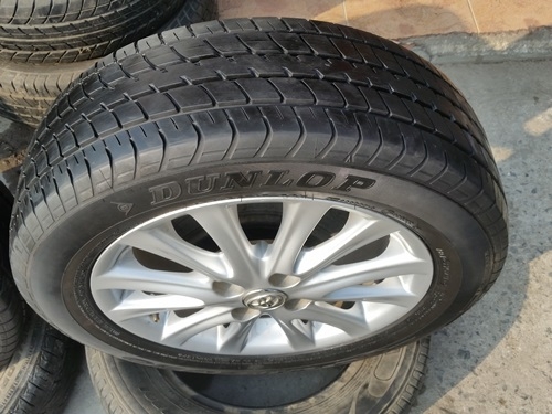 ขายล้อTOYOTA VIOS12 ก้านยาง ปี15/3+14/1เส้น  4 ล้อ