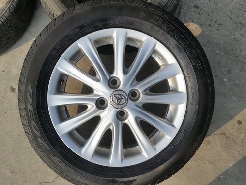 ขายล้อTOYOTA VIOS12 ก้านยาง ปี15/3+14/1เส้น  4 ล้อ