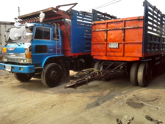 ขาย HINO FN227แม่ลูกดั้มเครื่องem100โบอินเตอร์เกียอิตั้น(หลุดมัดจำ) แม่750000ลูก350000