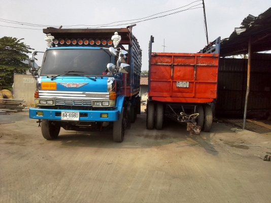 ขาย HINO FN227แม่ลูกดั้มเครื่องem100โบอินเตอร์เกียอิตั้น(หลุดมัดจำ) แม่750000ลูก350000