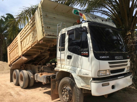 รถอีซุซุ 10 ล้อดั้ม FXZ 270 แรงม้า ปี 50. ( รถวิ่ง 15x,xxx กม. )    สนใจติดต่อ  081 - 6079515