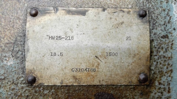 Sell>> มอเตอร์เกียร์ Sumitomo Cyclo Drive 25 HP. 380V. ทด 1:21 เพลาออกประมาณ 70 RPM. วิ่งเงียบพร้อมใช้งาน!! (สีเดิมๆไม่ทำสี)