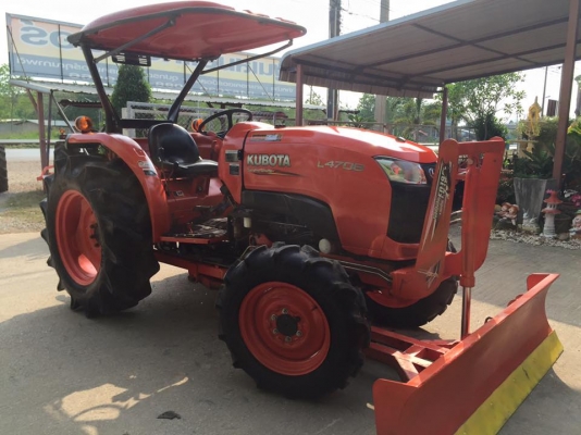 ขายรถไถ Kubota L4708(4WD) พร้อมใบมีดและผานพรวนLCSใหม่ 24x6 รถไร่ เดิมๆ พร้อมใช้งาน