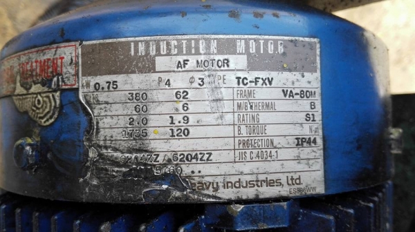 *** Sold *** ROTARY VALVE แอร์ล็อคสแตนเลส มอเตอร์ Sumitomo Cyclo Drive 1 HP. ทด 1:35 เพลาออก 42 RPM. สภาพสวย พร้อมใช้งาน.