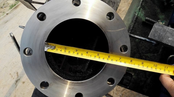 *** Sold *** ROTARY VALVE แอร์ล็อคสแตนเลส มอเตอร์ Sumitomo Cyclo Drive 1 HP. ทด 1:35 เพลาออก 42 RPM. สภาพสวย พร้อมใช้งาน.