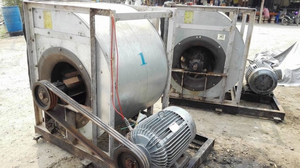 โบวเวอร์ขนาดใหญ่ NICOTRA มอเตอร์ Mitsubishi 30 HP. 380V. ใบพัด 28" แบบ 2 ชั้น สภาพสวยหมุนนิ่มพร้อมใช้.