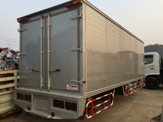 ขายตู้แห้ง มือสอง ติดบนรถHINO MEGA FC9J คัสซียาว 6.60เมตร