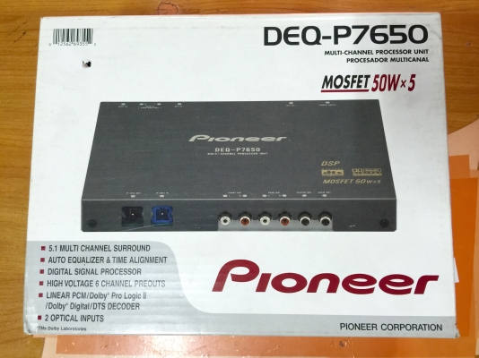 ขายกล่องแปลง PIONEER DEQ-P7650 PROCESSOR 5.1 CHANNEL
