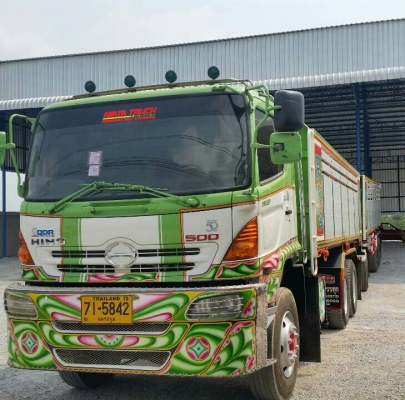 สิบล้อ ฮีโน่ 320ปี49 แม่ลูก3คาน ปี54 ดั้มกะบะมีเนียม สภาพดีสวยจัดบางเดิมพร้อมใช้งาน เล่มทะเบียนพร้อมโอน