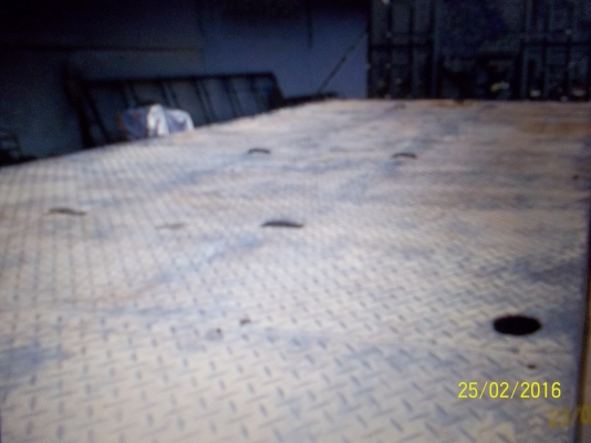 ขายหางเทลเลอร์ 6ล้อถอดจาก HINO KM ช่วงยาว 5.50 ม.