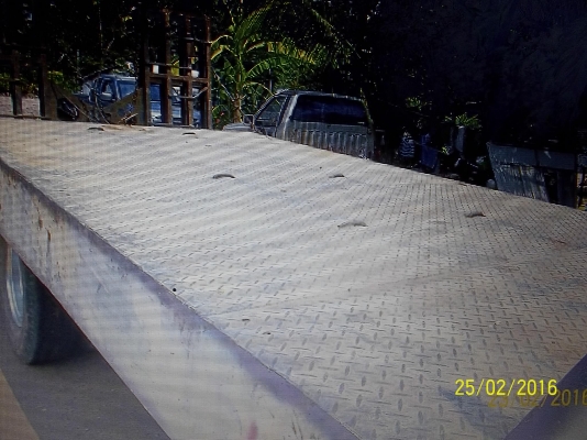 ขายหางเทลเลอร์ 6ล้อถอดจาก HINO KM ช่วงยาว 5.50 ม.