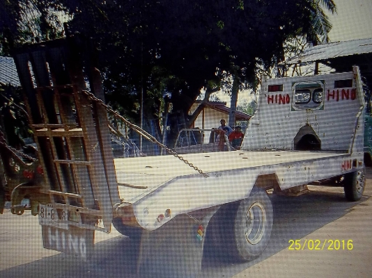 ขายหางเทลเลอร์ 6ล้อถอดจาก HINO KM ช่วงยาว 5.50 ม.