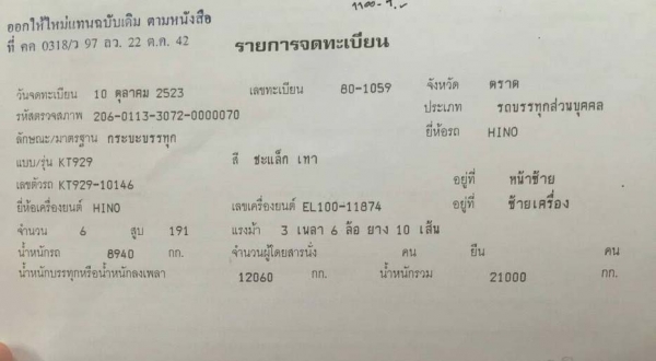 สิบล้อมือสอง,Hino KT925 เครื่อง 195 เพลาเดียว ไม่ดั๊ม,สวยเต็ม