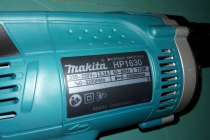 ขายสว่านMakita HP1630 710W งานใหม่อุปกรณ์ครบพร้อมใบรับประกัน