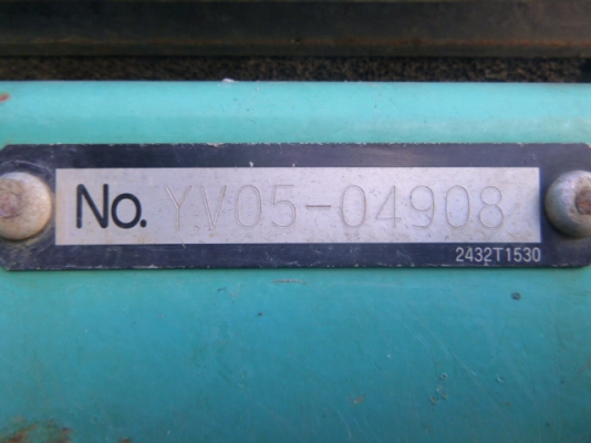 KOBELCO SK 125  YV05 เก่าญี่ปุ่น ใช้งานน้อย 4xxxชั่วโมงรุ่นใหม่