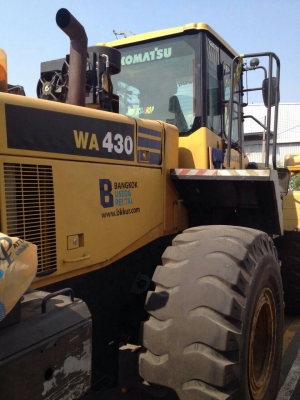 ขายรถตัวล้อยางWA430-5สวยใช้งาน20000ชั่วโมง พร้อมทำงาน