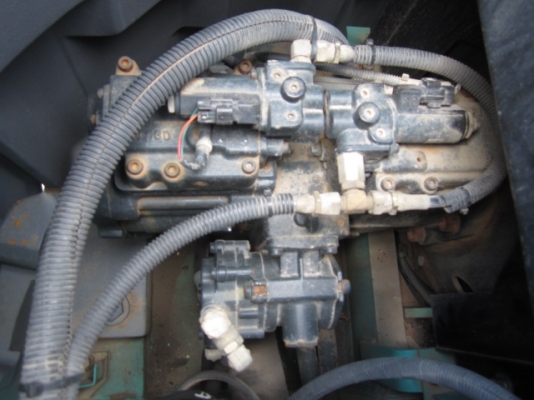 KOBELCO SK115YY03รถเก่าญี่ปุ่น ปั้มดำ เครื่องสวย