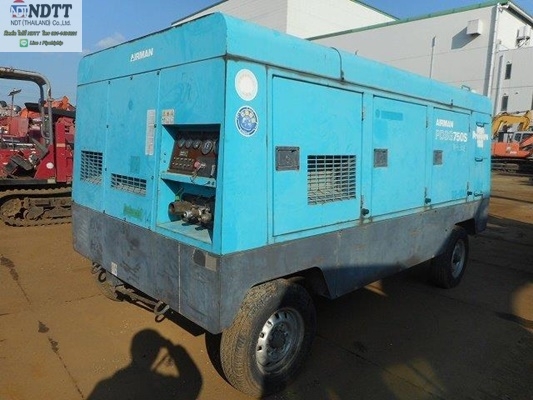 ปั้มลม AIRMAN PDSG750S  /12.7 บาร์ (High pressure) เก่าญี่ปุ่น ไม่เคยใช้ในไทย