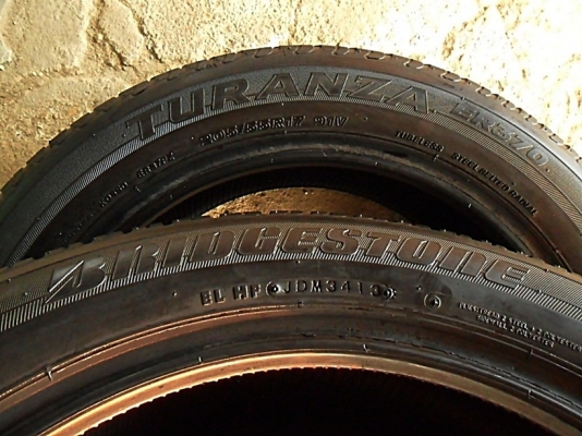 ยางขอบ17 บริดสโตน 205-55-R17ลงพื้นปี14 (4เส้น3,200)