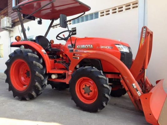 คูโบต้า L3608 4 WD ใบมีดช้าง ผาน 6x22 ใหม่ จดทะเบียน ธันวาคม 2555  เล่มะเบียนพร้อมครับ
