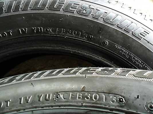 ยางขอบ15 บริดสโตน175-65-R15แตะพื้นปี14 (4เส้น 2,200บ) ยางขอบ15 บริดสโตน175-65-R15แตะพื้นปี14 (4เส้น 2,200บ)