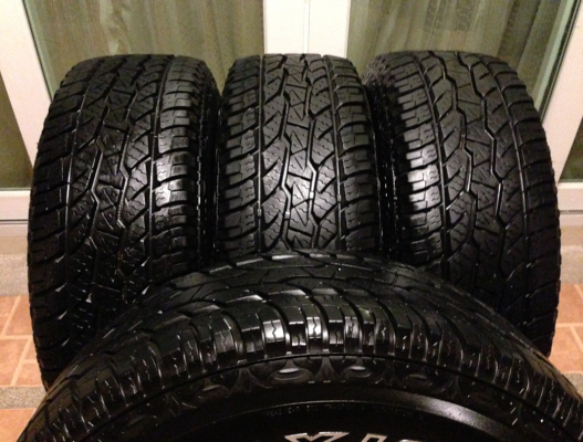 ยาง All Maxxis 265 70 16 ปี15 ดอกเต็ม ไม่มีปะ เนื้อนิ่มๆ ใช้อีก2-3ปีสบายๆ ราคาไม่แพง