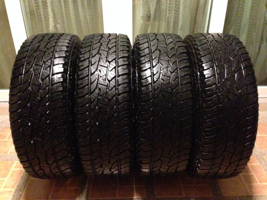 ยาง All Maxxis 265 70 16 ปี15 ดอกเต็ม ไม่มีปะ เนื้อนิ่มๆ ใช้อีก2-3ปีสบายๆ ราคาไม่แพง