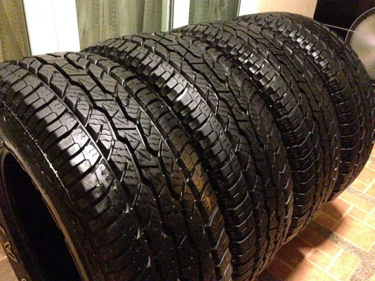 ยาง All Maxxis 265 70 16 ปี15 ดอกเต็ม ไม่มีปะ เนื้อนิ่มๆ ใช้อีก2-3ปีสบายๆ ราคาไม่แพง