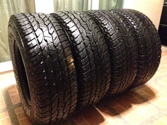 ยาง All Maxxis 265 70 16 ปี15 ดอกเต็ม ไม่มีปะ เนื้อนิ่มๆ ใช้อีก2-3ปีสบายๆ ราคาไม่แพง