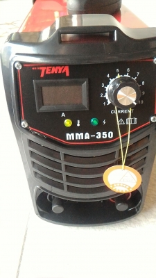 เครื่องเชื่อมพกพา ขนาดถึง  350 A.ยี่ห้อ TENYA เป็นระบบ Inverter Welder จ่ายไฟฟ้าเชื่อมเป็นแบบ DC
