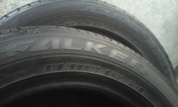 215/55R17  FALKEN AZENIS PT722 A/S ปี14 ชุด 4 เส้น tel.081-427-3941 ไอดีไลน์ 0814273941