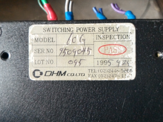 (แบบที่ 2 ) SWITCHING POWER SUPPLY ยี่ห้อ DHM จ่ายแรงดันได้ 15 - 30 V.  4  A.