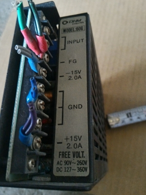 (แบบที่ 2 ) SWITCHING POWER SUPPLY ยี่ห้อ DHM จ่ายแรงดันได้ 15 - 30 V.  4  A.