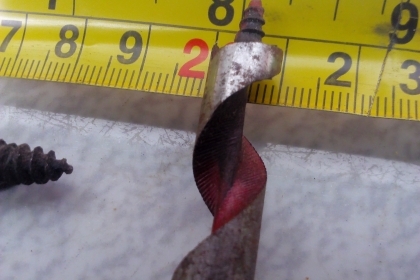 ดอกสว่านเจาะไม้ ขนาด 12.5 มม.ยาว 12 นิ้ว ของใหม่เก่าเก็บขายถูก 50 บาท